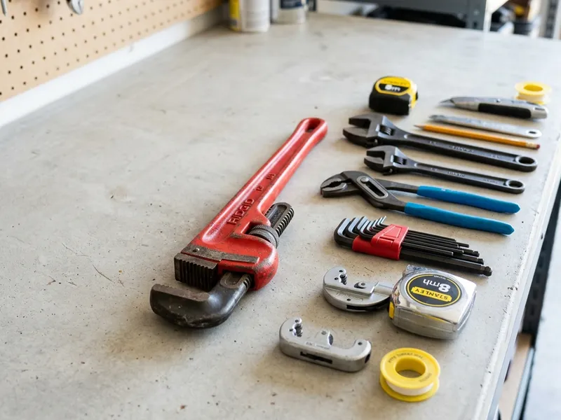 Professional plumbers in Uhland, TX equipped with top-tier tools for residential and commercial plumbing services.